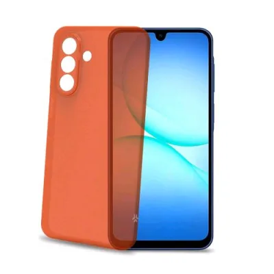 Celly Samsung Galaxy A17 5G/ Galaxy A17 4G Cover in Morbido Tpu Anti-Shock Ultra Sottile Arancione Trasparente