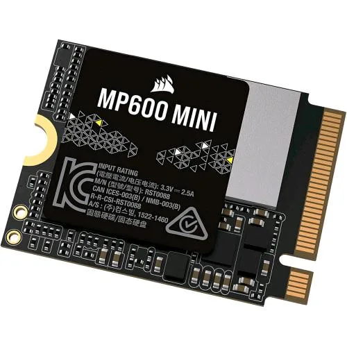 Corsair MP600 Mini SSD 1TB M.2 2230 NVMe Express 4.0 3D TLC Nand
