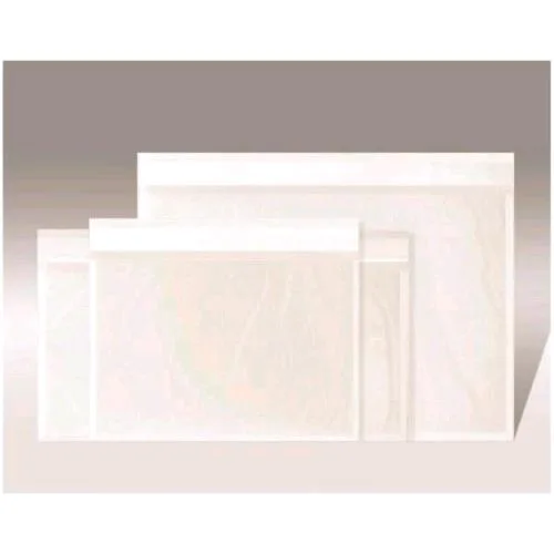 Willchip Wepack Buste Autoadesive Portadocumenti per Spedizioni Corrieri in Polietilene Formato Interno 22.5X12.2 cm Trasparente Conf 100 Pz.
