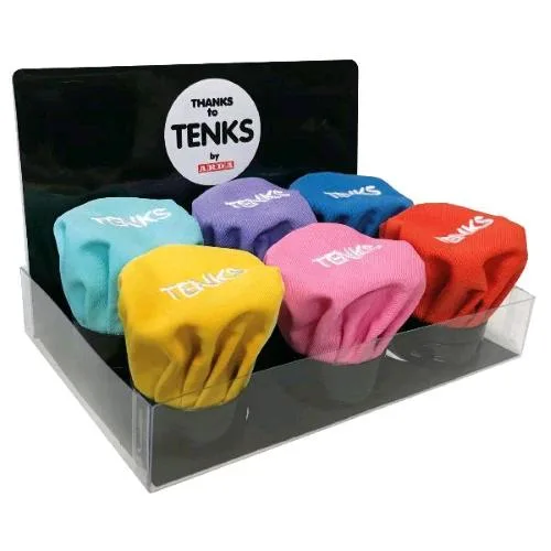 ARDA Tenks Espositore Temperamatite 3 Fori con Sacchetto Raccoglitore Colori Assortiti Conf 6 Pz.