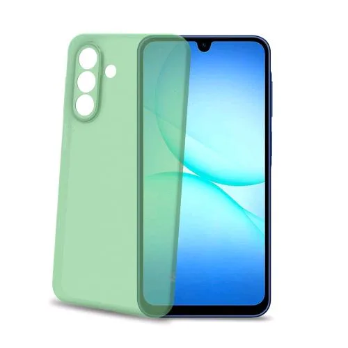 Celly Samsung Galaxy A17 5G/ Galaxy A17 4G Cover in Morbido Tpu Anti-Shock Ultra Sottile Verde Trasparente