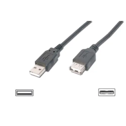 Digitus Cavo Prolunga USB 2.0 A-A Maschio/Femmina 5 m Nero