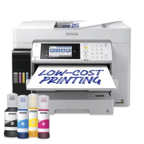 Epson Ecotank Pro Et-16685 Stampante Multifunzione Ink Jet a Colori A3 Wi-Fi Scanner Piano e Adf Fax a Colori 33,6 Kbit/S 550 Fogli LAN USB 25PPM Bianco