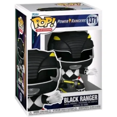 Funko Pop TV Mighty Morphin Power Ranger Black Ranger Figura in Vinile 9.5 cm da Collezione