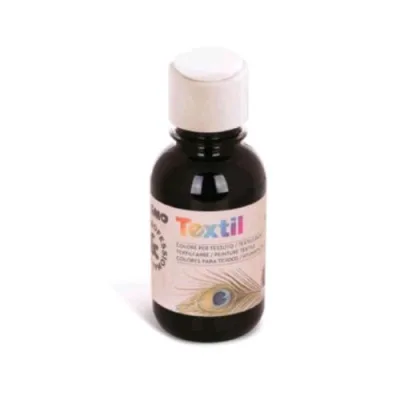 Primo Colore per Tessuto Flacone da 125ml Nero