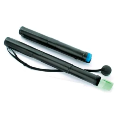 ARDA Tubo Portadisegni Estensibile in Plastica 70/120 cm con Tracolla Nero