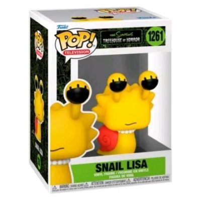 Funko Pop TV Simpsons S9 Snail Lisa Figura in Vinile 9.5 cm da Collezione