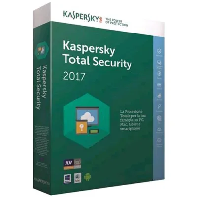 Kaspersky Total Security 2017 3 Utenti 1 Anno Versione Completa Lingua Italiano