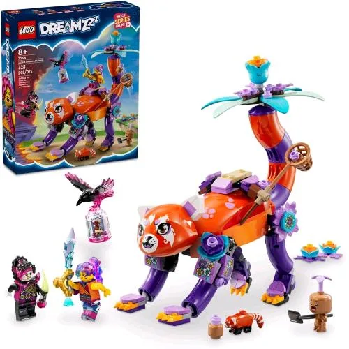 LEGO Dreamzzz gli Animali da Sogno di Izzie Uovo Magico Ricostruibile in Panda Uccello e Tartaruga con 2 Minifigure