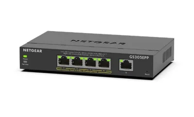 Netgear GS305EPP-100PES Switch 5 x 10/100/1000 (4 POE+) 120 W
