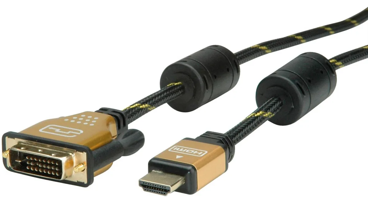 CAVO DVI/D-HDMI 1MT M/M DVI(24+1) 3840X2160 @30HZ