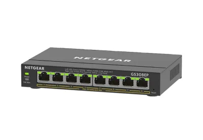 Netgear GS308EP-100PES Switch Gestito L2/L3 8 x 10/100/1000 POE+ 62 W Desktop
