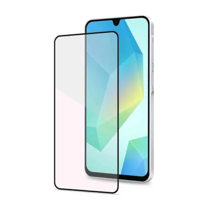 Celly Samsung Galaxy A17 5G/ Galaxy A17 4G Full Glass Proteggi Schermo in Vetro Trasparente con Bordino Nero