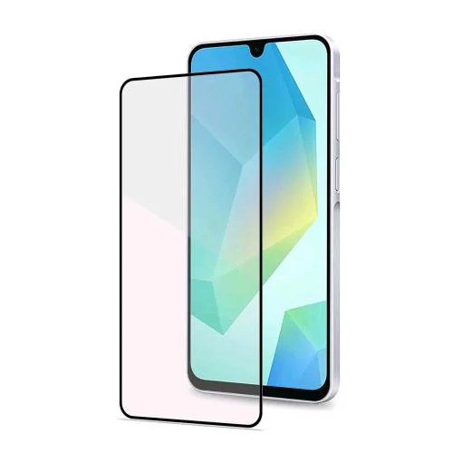 Celly Samsung Galaxy A17 5G/ Galaxy A17 4G Full Glass Proteggi Schermo in Vetro Trasparente con Bordino Nero