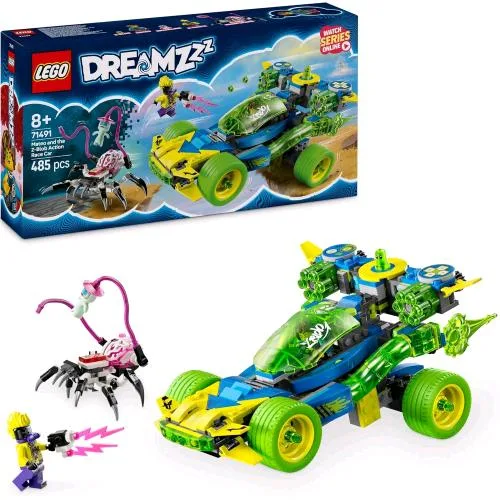 LEGO Dreamzzz il Fuoristrada da Corsa di Mateo e Z-Blob 3 in 1 con 2 Minifigure