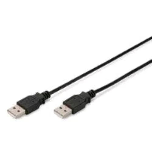 Digitus Cavo USB 2.0 con Connettore Tipo a Maschio/Maschio 1.8 m Nero