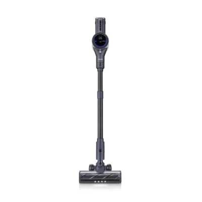 Severin HV7179 Scopa Elettrica Ricaricabile Senza Filo Senza Sacco 400W Regolabile in Altezza Spazzola con Luci LED Nero