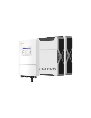 Sistema di accumulo monofase inverter LV 3kW Solis batteria al litio 10.44kWh Weco EVO 5k3