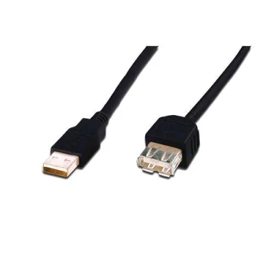 Digitus Cavo USB 2.0 Maschi/Femmina 3 m Nero