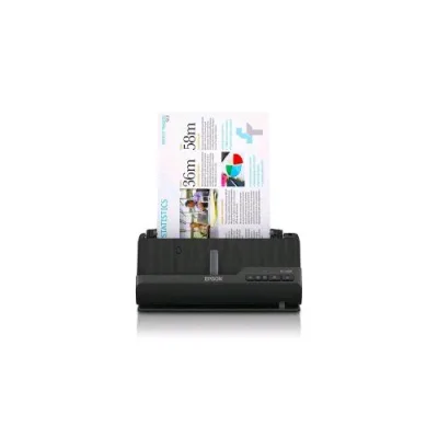Epson Es-C320W Scanner A4 600X600 DPI Adf 20 Pagine Readyscan LED 30 PPM Scansione Fronte Retro USB 2.0 LAN Wireless Wi-Fi Direct Nero