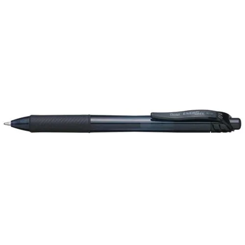 Pentel Energel x Click Penna Roller a Scatto Inchiostro Gel Nero Punta Conica 1 mm Conf 12 Pz.