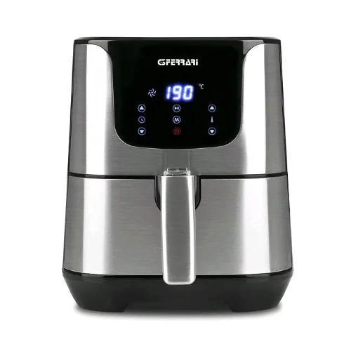 G3FERRARI G3 Ferrari G10125 Friggisano Friggitrice Ad Aria 3.5 Litri 1.500W Programmi di Cottura Preimpostati Timer Digitale Display Touch Nero Argento