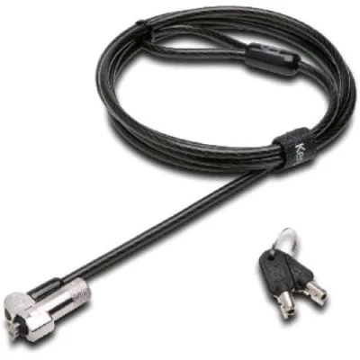 Kensington Cavo di Sicurezza con Lucchetto per Laptop con Chiave Nanosaver in Acciaio al Carbonio Antitaglio 1.80 m Nero