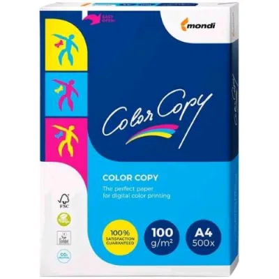 Mondi Color Copy Risma da 500 Fogli 100 g 21 x 29.7 cm A4 Bianco