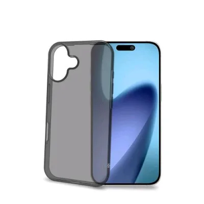 Celly Apple iPHONE 17 Cover in Morbido Tpu Anti-Shock Trasparente Nero