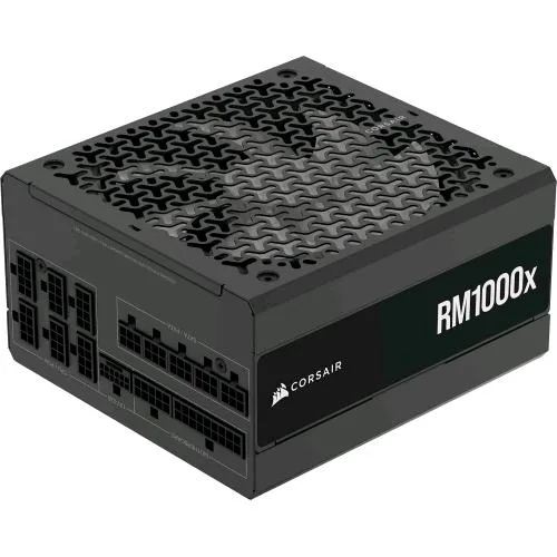 Corsair RM1000X Alimentatore 1.000 W ATX 3.1 80 Plus Gold Cybenetics Gold Certificato Completamente Modulare a Basso Rumore Nero