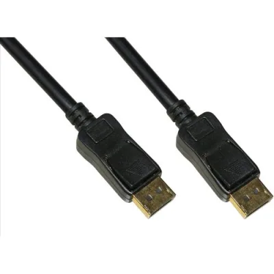 Digitus Cavo Video Displayport 1.4 Ultra HD 8K Contatti Dorati Maschio/Maschio 5 m Nero