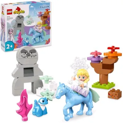LEGO Duplo Elsa Bruni Nella Foresta Incantata con 4 Personaggi di Frozen 2