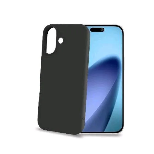Celly Apple iPHONE 17 Cover in Morbido Tpu con Finitura Soft Touch Nero