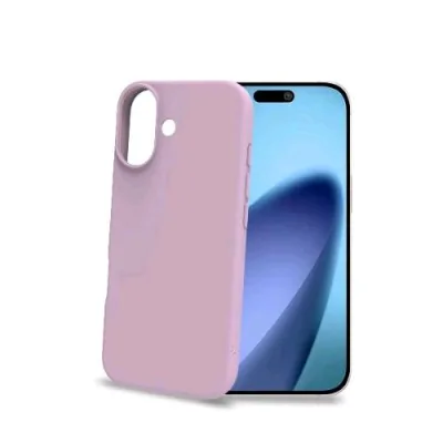 Celly Apple iPHONE 17 Cover in Morbido Tpu con Finitura Soft Touch Rosa