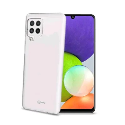 Celly Samsung Galaxy A22 4G Gelskin Cover in Tpu Anti Shock Trasparente