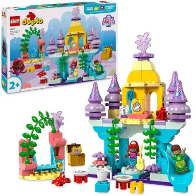 LEGO Duplo il Magico Palazzo Sottomarino di Ariel da Costruire con 3 Personaggi