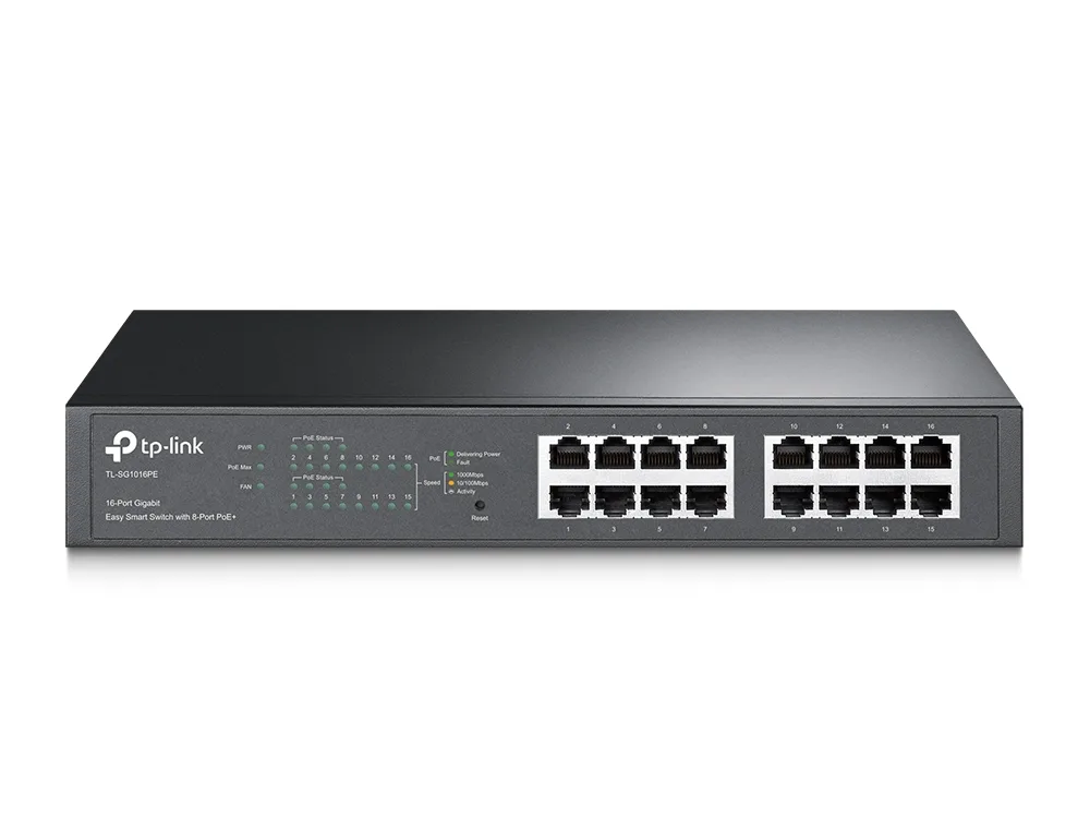 SWITCH 16P GIGABIT DESKTOP/REACKMOU N DI CUI 8P POE