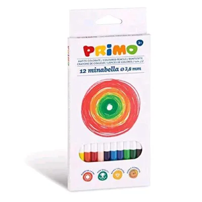 Primo Minabella Pastelli 3.8 mm Col. Assortiti Conf 12 Pz.