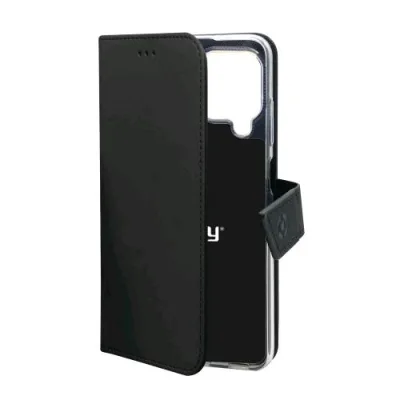 Celly Samsung Galaxy A22 4G Wally Case Custodia a Portafoglio Nero