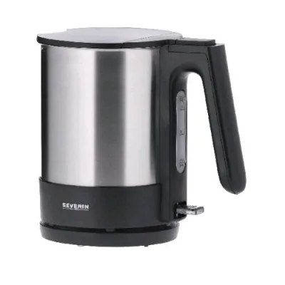 Severin WK3409 Bollitore Elettrico 2200W 1.7 l con Filtro Anticalcare Nero