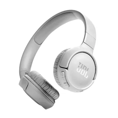 Jbl Tune 520BT Cuffie On-Ear con Micorofono Bluetooth 5.3 Pure Bass Durata fino a 57 Ore Bianco