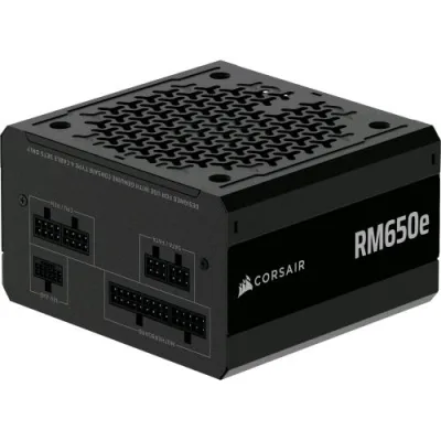 Corsair RM650E 2025 Alimentatore 650W Cybenetics Gold Completamente Modulare a Basso Rumore Pcie 5.1 ATX 3.1 Nero