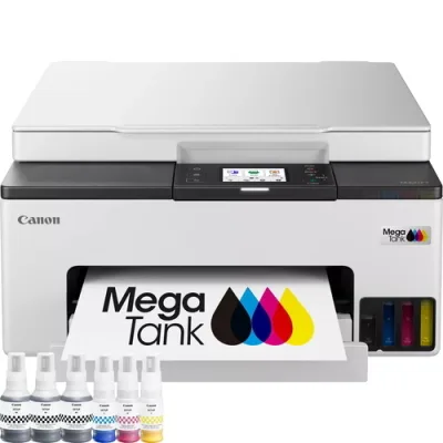 Canon Maxify GX1051 Megatank Stampante Multifunzione Ink Jet Ricaricabile a Colori A4 Wi-Fi Copia Duplex Scanner Piano 10 PPM LAN USB 2.0