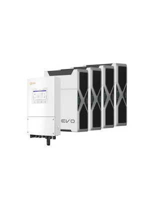Sistema di accumulo monofase inverter LV 5kW Solis batteria al litio 20.88kWh Weco EVO 5k3