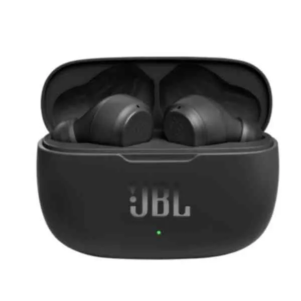 Jbl Wave 200TWS Cuffie Auricolari in-Ear True Wireless Bluetooth con Microfono Integrato Protezione IPX2 con Custodia di Ricarica Black