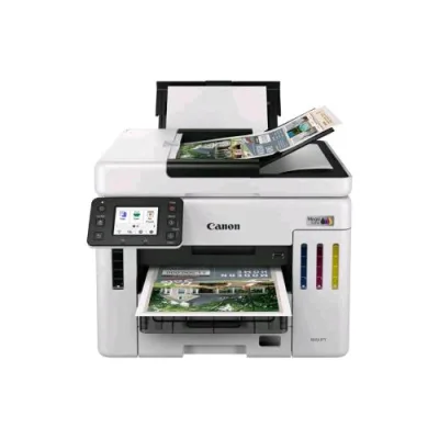 Canon Maxify GX7150 Stampante Multifunzione a Colori Ink Jet A4 Wi-Fi Scanner Piano e Adf Fax a Colori 33,6 Kbit/S USB LAN 24PPM 600 x 1200 DPI