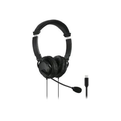 Kensington Cuffie con Microfono Hi-Fi USB-C Nero