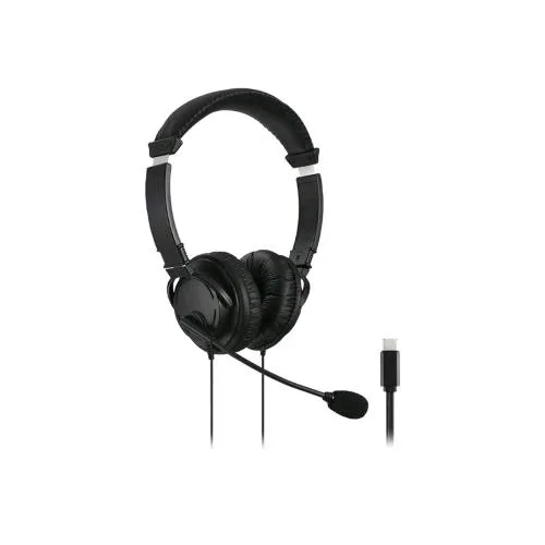 Kensington Cuffie con Microfono Hi-Fi USB-C Nero