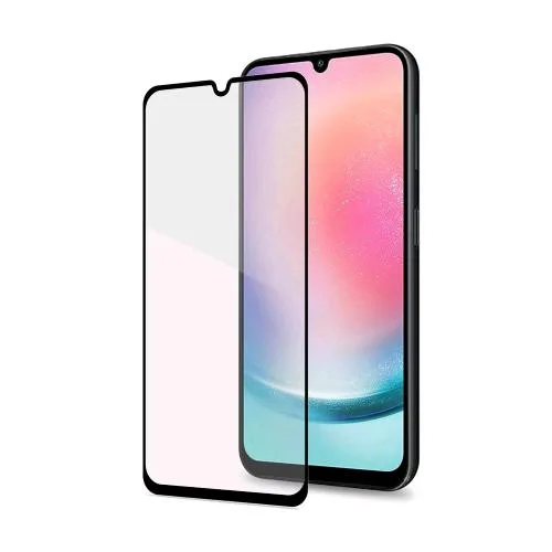 Celly Samsung Galaxy A24 4G Full Glass Proteggi Schermo in Vetro Temperato Black