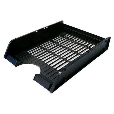 ARDA Vaschetta Portacorrispondenza Fondo Forato in PS MM 60X260X340 A4 Colore Nero Conf 10 Pz.